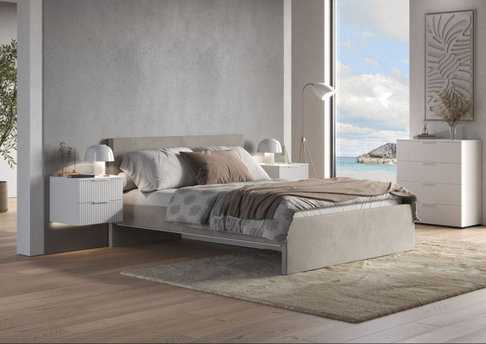 Кровать 160 КР-433-М с настилом из ламелей, Микровелюр Zeekr-47